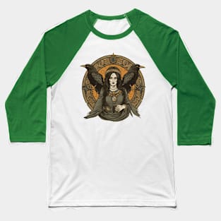 Irish Celtic goddess Morrigan. The Morrígan. Baseball T-Shirt